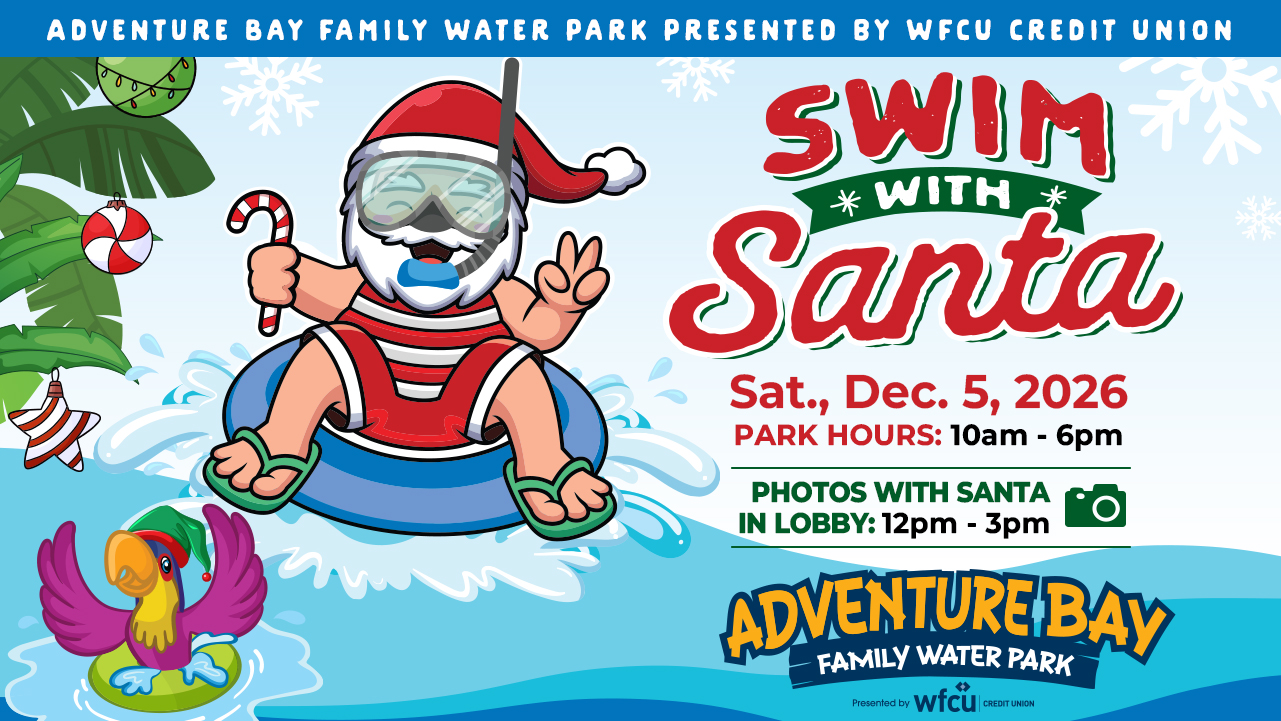 Swim with Santa at Adventure Bay, December 5, 2026